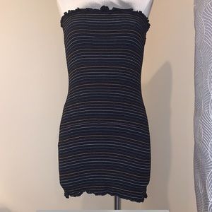 Strapless bodycon striped dress from Forever 21